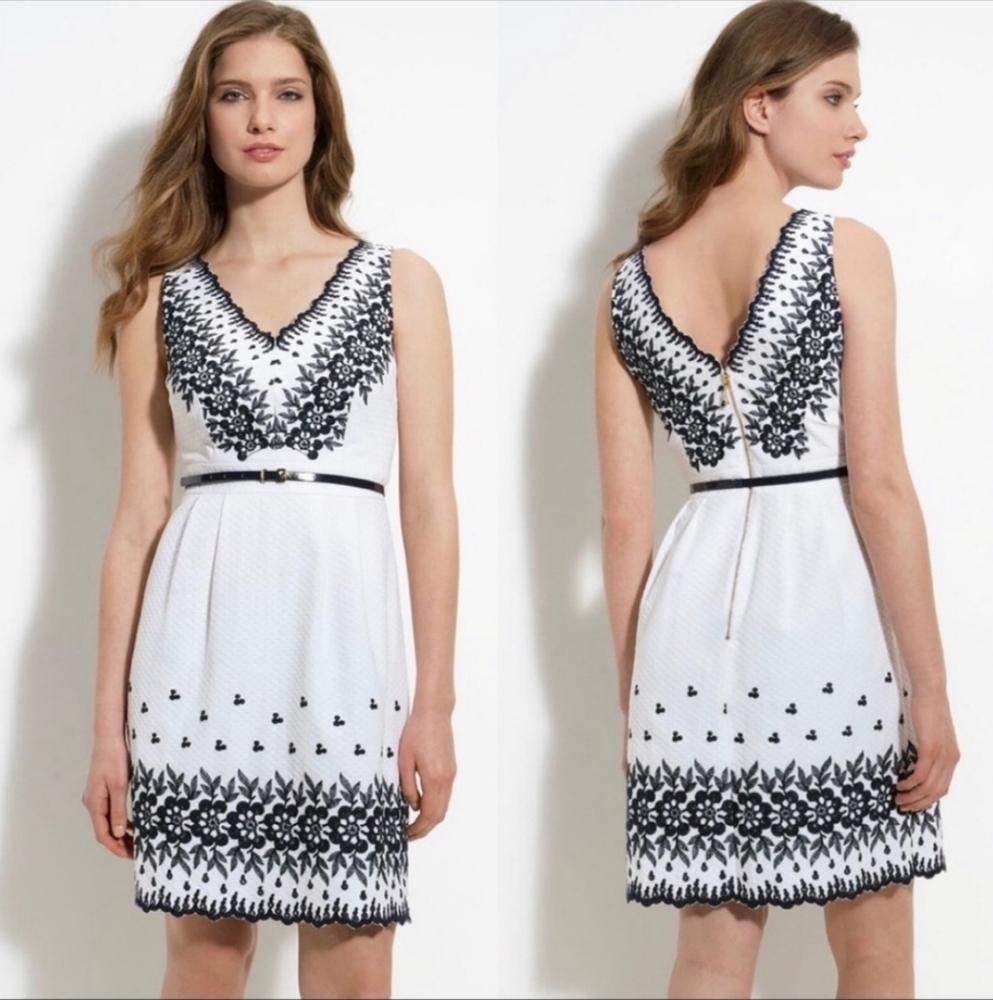 New Kate spade AMY embroidered Sun dress Sundress